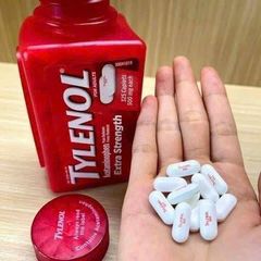 TYLENOL 500mg - Giảm Đau Hiệu Quả, Hạ Sốt Nhanh - 325 Viên Mỹ, An Toàn Cho Người Lớn Và Trẻ Em Trên 12 Tuổi