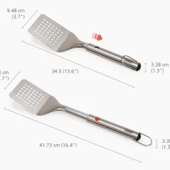 Xẻng Nướng Thịt BBQ Joseph Joseph 2000009 GrillOut - Dụng Cụ Bằng Thép Không Gỉ, Có Tay Cầm Thu Gọn, Dễ Dàng Vệ Sinh