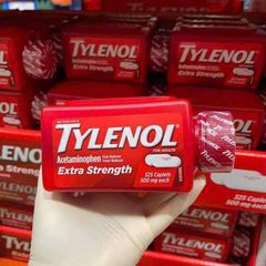 TYLENOL 500mg - Giảm Đau Hiệu Quả, Hạ Sốt Nhanh - 325 Viên Mỹ, An Toàn Cho Người Lớn Và Trẻ Em Trên 12 Tuổi