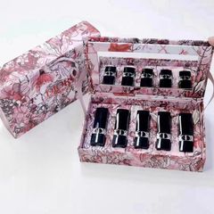Set Son Dior Rouge Mini Lipsticks 5 x 1.5g - Bộ 5 Màu Son Cao Cấp Dễ Dàng Mang Theo, Quà Tặng Hoàn Hảo cho Tín Đồ Làm Đẹp