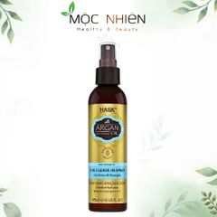 Xịt Dưỡng Tóc Hask Argan Oil 5-in-1 - Phục Hồi Tóc Hư Tổn, Dưỡng Ẩm, Tạo Kiểu, 175ml