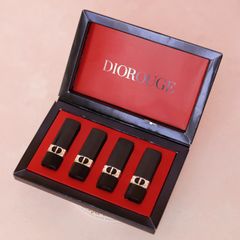 Bộ Son Mini Dior Rouge 4 Thỏi 1.5g - Son Môi Cao Cấp, Thiết Kế Sang Trọng, Màu Sắc Đa Dạng, Quà Tặng Thời Trang Cho Nữ