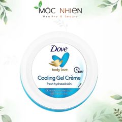 Kem Dưỡng Ẩm Làm Mát Da Không Nhờn Rít - Dove Body Love Cooling Gel Creme 145ml - Dưỡng Ẩm Hàng Ngày, Phù Hợp Mọi Loại Da