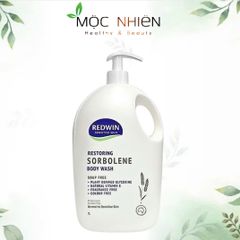 Sữa Tắm Dưỡng Ẩm Redwin 1 Lít Cho Da Nhạy Cảm - Tắm Ướt Và Tắm Khô, Làm Sạch Nhẹ, Giữ Ẩm Tự Nhiên
