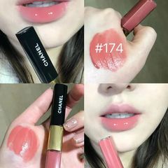 Son Kem Chanel Le Rouge Duo 2 Đầu Màu 174 Hồng Baby - Ultra Tenue Lip Colour Chính Hãng, Son Môi Bền Màu, Dưỡng Ẩm Tự Nhiên