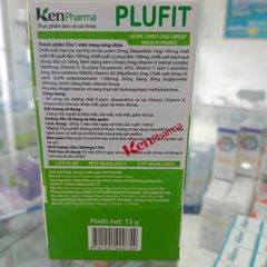 Viên Uống Bổ Mắt PLUFIT - Lutein và Zeaxanthin, Hỗ Trợ Thị Lực, Ngăn Ngừa Lão Hóa, Nhập Khẩu Pháp - 30 Viên