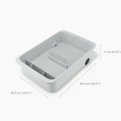 Hộp Đựng Đồ Nhà Bếp Joseph Joseph 8500002 CupboardStore™ Có Bánh Lăn - Sắp Xếp Gọn Gàng Chai, Gói Dụng Cụ Vệ Sinh
