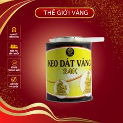 Keo Dát Vàng 24K Gốc PU 200g - Keo Chuyên Dụng Dát Vàng Trên Gỗ, Kim Loại, Tượng Phật, Độ Bóng Cao