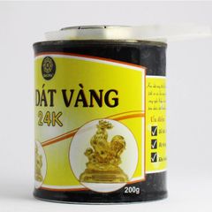 Keo Dát Vàng 24K Gốc PU 200g - Keo Chuyên Dụng Dát Vàng Trên Gỗ, Kim Loại, Tượng Phật, Độ Bóng Cao