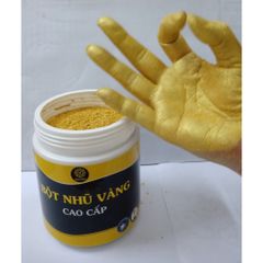 Bột Nhũ Vàng 24K Đức - Bột Trang Trí Siêu Ánh Dùng Pha Sơn Gốc Nước/Gốc Dầu, Bền Màu Cho Đồ Thủ Công Mỹ Nghệ