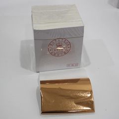 Lá Vàng Đồng Đỏ MGJ Đế Vương - Hộp Đỏ 2000 Lá Dát Vàng Cao Cấp Cho Đồ Thờ, Tượng Phật, Bàn Ghế Sang Trọng