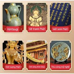 Viên nén vàng 24K dát tượng và tranh vẽ - Bộ dụng cụ nghệ thuật Kintsugi hoàn hảo cho sáng tạo và trang trí