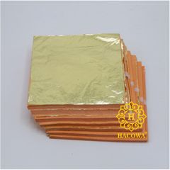 Lá Vàng Đế Vương 14x14cm - Hộp 1.000 Lá Dát Vàng Trang Trí Độc Đáo, Chống Ô XY Hóa cho Gỗ, Nhựa, Kim Loại