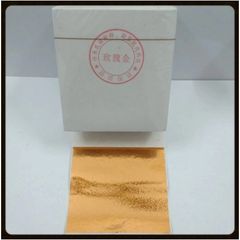 100 Lá Vàng Rose Gold 9x9cm - Lá Dát Vàng Công Nghiệp Chất Lượng Cao Dùng Trong Trang Trí Nội Thất