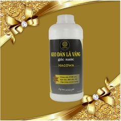 Cặp Keo Phủ Gốc Nước 1kg - Đính Vàng Chất Liệu Thấm Hút, Bảo Vệ Chống Xỉn Vàng, Keo Bám Dính Tốt, Dụng Cụ Thủ Công Nghệ Sáng Tạo