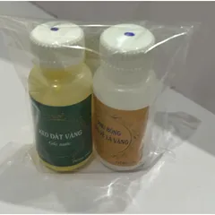 Combo Dát Vàng 24K - 50 Lá Vàng, Keo Gốc Nước, Phủ Bảo Vệ, Chổi Dụng Cụ - Dùng Cho Dừa, Bưởi, Dưa Hấu