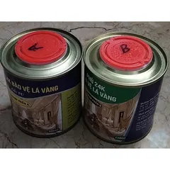 Combo Dát Vàng 1000 Lá Vàng A Gold 24K - Bộ Phụ Kiện Dán Vàng Cho Gỗ, Kim Loại, Nhựa, Trang Trí Đồ Thủ Công Mỹ Nghệ