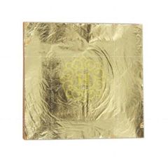 Lá Vàng Dát Vàng Ý Zinzi 14x14cm - Trang Trí Nghệ Thuật Dễ Dàng Trên Gỗ, Nhựa, Kim Loại, Hữu Ích Cho Dự Án Sáng Tạo