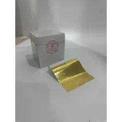 Lá Vàng Đế Vương K Giòn - Hộp 2000 Lá Dùng Dát Vàng Đồ Thờ, Tượng Phật, Trang Trí Nội Thất Cao Cấp, Nghệ Thuật Thủ Công