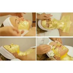 100 Lá Vàng 9999 Chuyên Dùng Làm Đẹp, Spa, Trang Trí Đồ Nội Thất Cao Cấp - Kích Thước 4.33cm, 98% Hàm Lượng Vàng