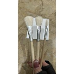 Chổi lông thỏ cao cấp S15/S20 - Dụng cụ dát vàng mềm mịn, không xước bề mặt, cho thợ thi công chuyên nghiệp