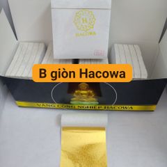 Lá Vàng Công Nghiệp HACOWA 2500 Lá - Dát Vàng Nội Thất, Tượng Phật, Tranh Tường, Đồ Nghệ Thuật Chất Lượng Cao