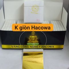 Lá Vàng Công Nghiệp HACOWA 2500 Lá - Dát Vàng Nội Thất, Tượng Phật, Tranh Tường, Đồ Nghệ Thuật Chất Lượng Cao