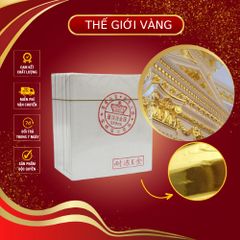 500 Lá Vàng Đế Vương B Giòn - Chất Lượng Cao, Màu Sắc Như Vàng Thật, Bền Màu, Thích Hợp Dát Trên Gỗ, Thủy Tinh, Nhựa, Xi Măng