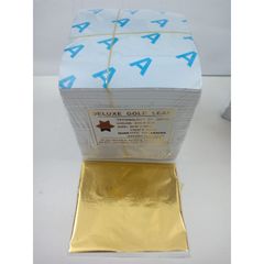 Combo Dát Vàng Dừa 500 Lá Vàng Nhật Siêu Bóng Đẹp - Bộ Dụng Cụ Trang Trí Hoa Quả và Nghệ Thuật Thủ Công