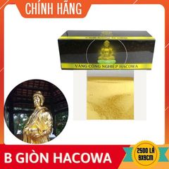500 Lá Vàng B Giòn Loại 1 9x9cm - Dát Vàng Chất Liệu Gỗ, Nhựa, Kim Loại - Đồ Trang Trí Thủ Công Sáng Tạo