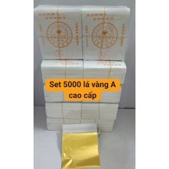 Set 1000 Lá Vàng Trung Quốc Siêu Đẹp - Trang Trí Sản Phẩm Lưu Niệm và Đồ Phong Thủy trên Mọi Chất Liệu