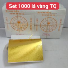 Set 1000 Lá Vàng Trung Quốc Siêu Đẹp - Trang Trí Sản Phẩm Lưu Niệm và Đồ Phong Thủy trên Mọi Chất Liệu