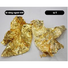 500 Lá Vàng Ngoài Trời 9.33cm - Dát Đồ Ngoại Thất Bền Màu Cho Mũ Bảo Hiểm, Xe Đạp, Xe Máy, Ô Tô, Tượng Phật