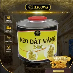 Keo Dán Vàng 24K Siêu Đẹp 500g - Dùng Cho Gỗ, Kim Loại, Thủy Tinh, Gốm Sứ - Dễ Sử Dụng, Không Cần Canh Keo