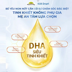 DHA Nhỏ Giọt Kids Smart Drops 20ml - Bổ Sung DHA Cho Trẻ Nhỏ - Dễ Dùng, Pha Sữa, Cháo - Thương Hiệu Nature’s Way Úc