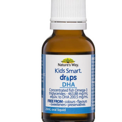 DHA Nhỏ Giọt Kids Smart Drops 20ml - Bổ Sung DHA Cho Trẻ Nhỏ - Dễ Dùng, Pha Sữa, Cháo - Thương Hiệu Nature’s Way Úc