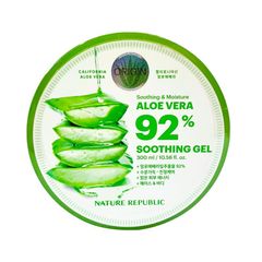 Gel Dưỡng Ẩm Nature Republic Aloe Vera 92% - Giải Pháp Dưỡng Ẩm Từ Thiên Nhiên 300ml cho Da Mịn Màng, Tươi Trẻ