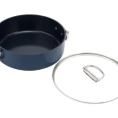 Nồi Thấp Joseph Joseph 45046 28cm - Nồi Inox Chống Dính Nắp Kính, Dùng Được Cho Tất Cả Các Loại Bếp, Tiết Kiệm Không Gian