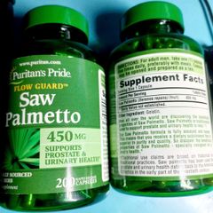 Viên uống hỗ trợ tuyến tiền liệt và đường tiết niệu Saw Palmetto 450mg  200 viên, hàng nhập Mỹ