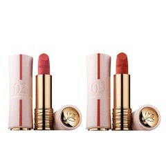 Set Son Lancôme L'Absolu Rouge Limited Drama Matte (03 Electrifying Spring + 09 Opulent Autumn) - Bộ Son Chính Hãng Sang Trọng, Lên Màu Đẹp, Dưỡng Ẩm Môi