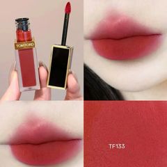 Son Kem Tom Ford Lip Liquid Luxe Matte 133 Carlet Stiletto - Màu Đỏ Gạch Sang Trọng, Chất Lượng Đỉnh Cao cho Đôi Môi Quyến Rũ