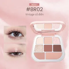 Bảng Phấn Mắt Focallure 8 Màu - Phấn Mịn Dễ Tán, Giữ Màu Tốt, Chống Lem, Thiết Kế Nhỏ Gọn Cho Trang Điểm Hàng Ngày