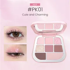 Bảng Phấn Mắt Focallure 8 Màu - Phấn Mịn Dễ Tán, Giữ Màu Tốt, Chống Lem, Thiết Kế Nhỏ Gọn Cho Trang Điểm Hàng Ngày