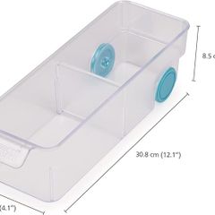 Khay Chứa Đồ 2 Ngăn Nhỏ Joseph Joseph FridgeStore™ - Dụng Cụ Nhà Bếp Tiện Lợi Có Bánh Xe Di Chuyển Dễ Dàng