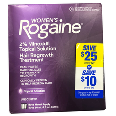 Dung dịch mọc tóc nữ Rogaine 2% Minoxidil 60ml - Giải pháp chăm sóc tóc hiệu quả cho phụ nữ, kích thích tóc mọc lại nhanh chóng