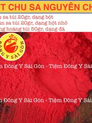 Bộ Phong Thủy Chu Sa, Thần Sa, Hùng Hoàng - Tinh Chất Thờ Cúng Giúp Tăng Tài Lộc, An Khí Trong Nhà 50g