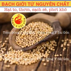 Hạt Bạch Giới Tử 100g - Hỗ Trợ Hô Hấp, Giảm Khó Thở, Thảo Dược Tự Nhiên Từ Rau Cải Canh, Tiệm Đông Y Sài Gòn