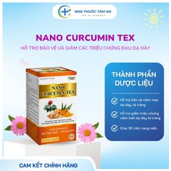 Viên Uống Nano Curcumin Rostex 30V - Hỗ Trợ Giảm Viêm Loét Dạ Dày, Cải Thiện Tiêu Hóa, Bảo Vệ Niêm Mạc Dạ Dày