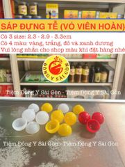 Sáp Nhựa Đựng Tễ 1kg - Vỏ Nhựa Lồng Xổ Số May Mắn, Đường Kính 2.3cm, 2.9cm, 3.3cm - Quà Tặng Dịp Lễ Tết Việt Nam