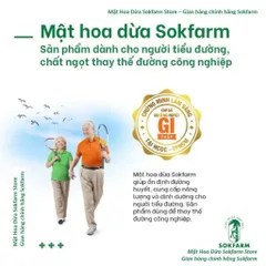 Mật Hoa Dừa Sokfarm Hữu Cơ - Hộp 12 Gói x 15g, Thay Thế Đường Tinh Luyện, Tự Nhiên, Thơm Ngon, Giàu Khoáng Chất, Phù Hợp Với Người Tiểu Đường